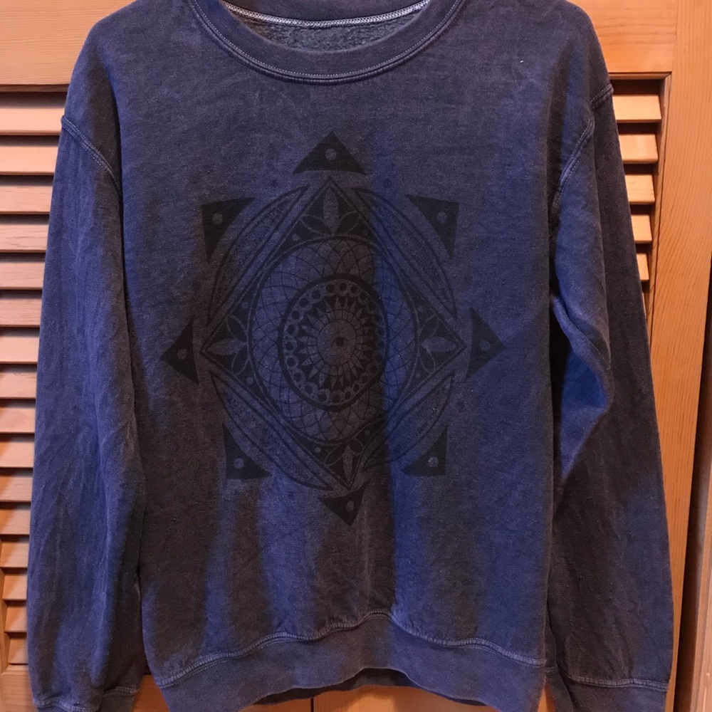 Earthbound Trading Co. Boho Crew neck Sweater S